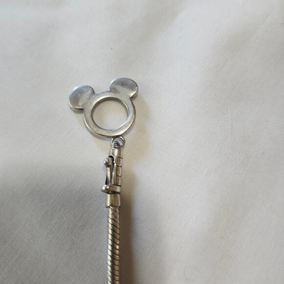 Sterling Silver Chamilia Disney Minnie 7.9” Bracelet D1 - Picture 4 of 9